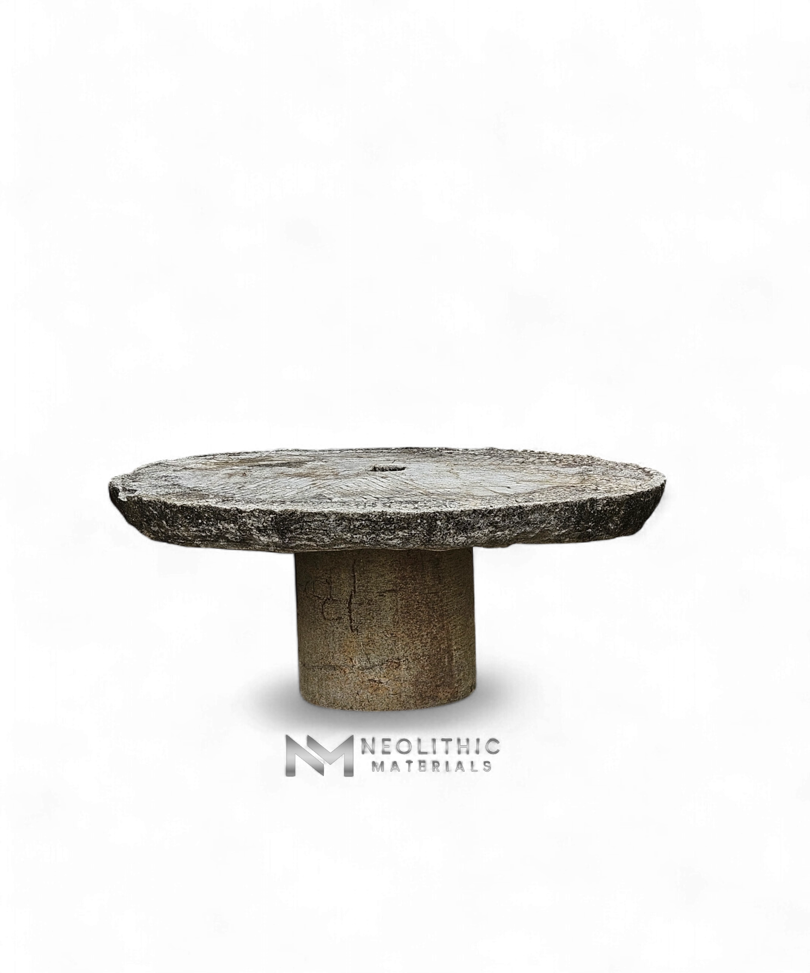 Antique Italian Stone Table and Base - Image 1